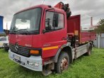MERCEDES-BENZ Atego 1523 4x4 valník s hydraulickou rukou